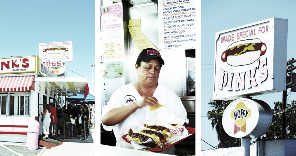 Pink‘s Hot Dogs i Los Angeles