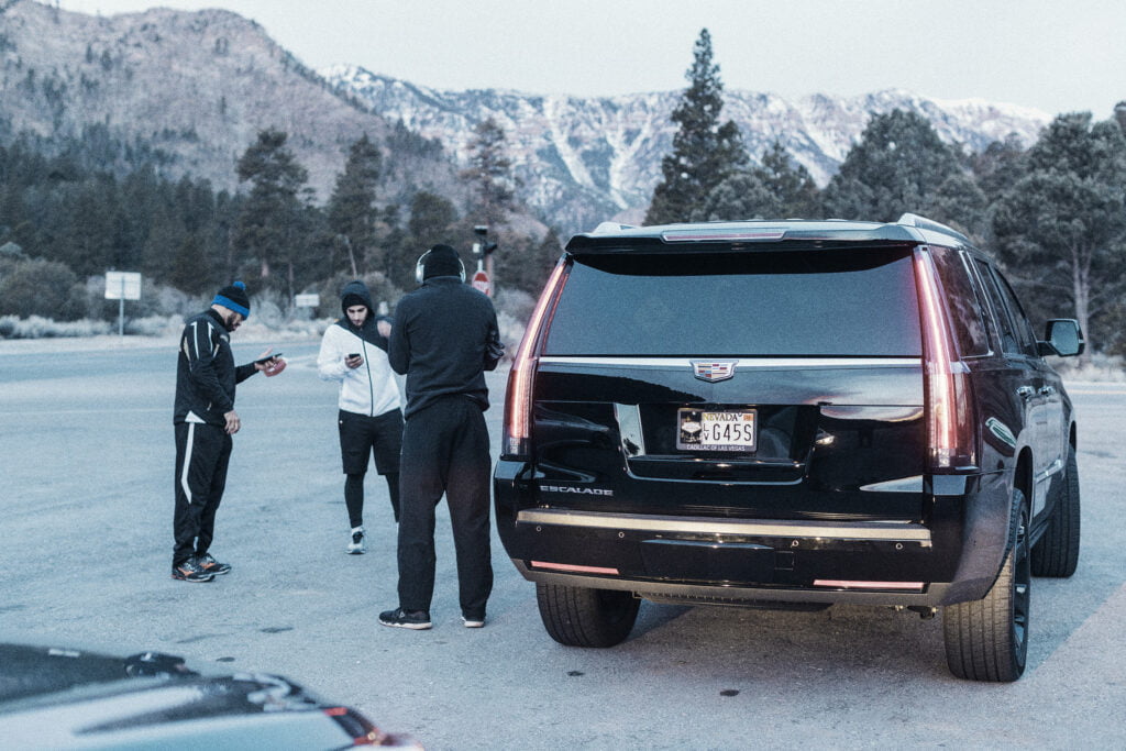 05.30 p&aring; l&ouml;rdagar &aring;ker Badou Jack till Mount Charleston i &ouml;knen 
utanf&ouml;r Las Vegas f&ouml;r att konditionstr&auml;na.