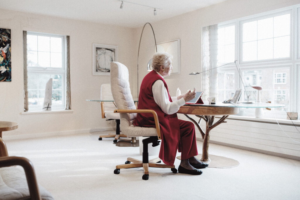 Stephanie Shirley, filantrop, TED-föreläsare och författare, är 82 år.