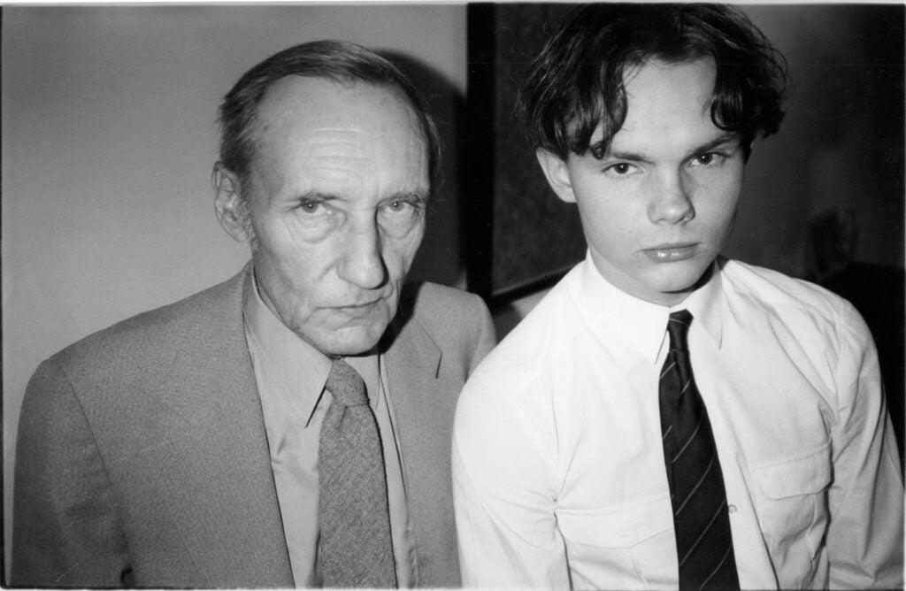 f&ouml;rfattaren William S. Burroughs och Stellan Holm.