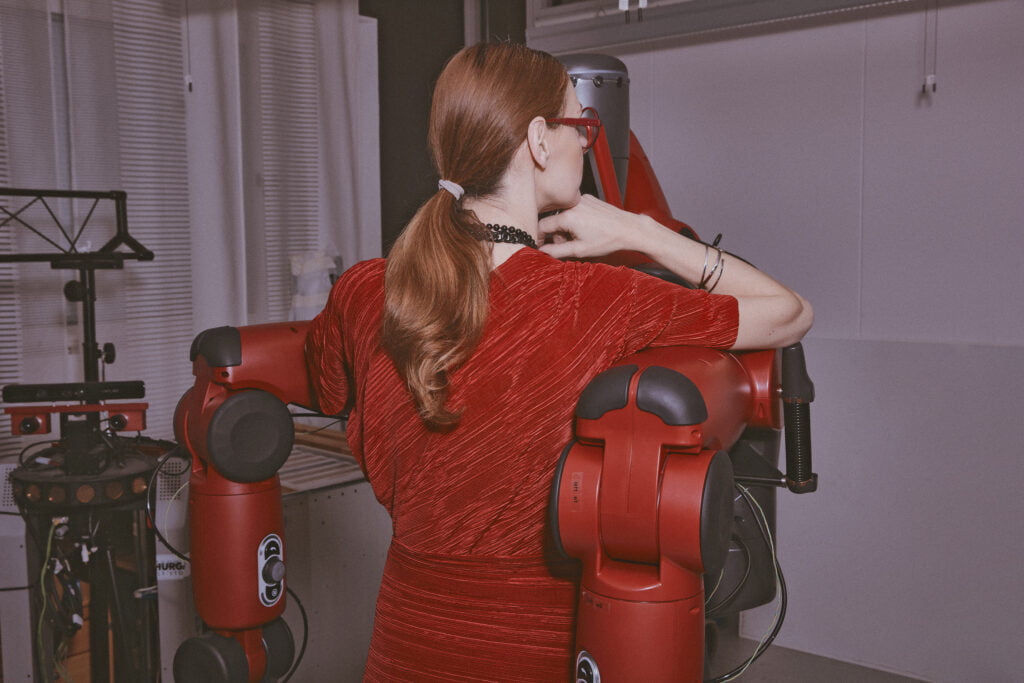 Roboten Baxter kommer fr&aring;n Rethink Robotics i USA.