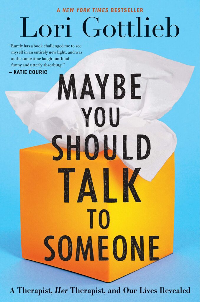 Omslaget på Lori Gottliebs bok Maybe you should talk to someone.