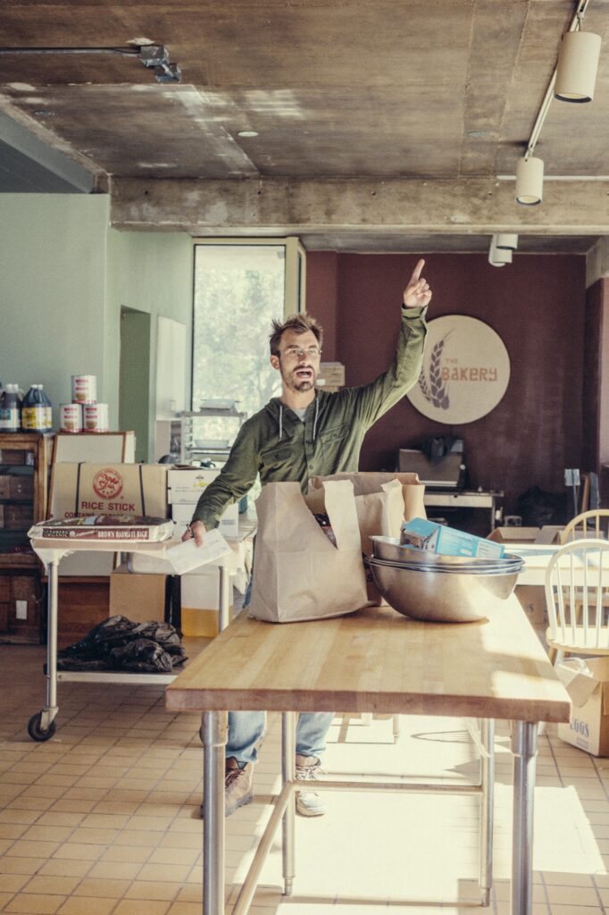 Flavio Borrelli, chefs&shy;arkitekt p&aring; Arcosanti.