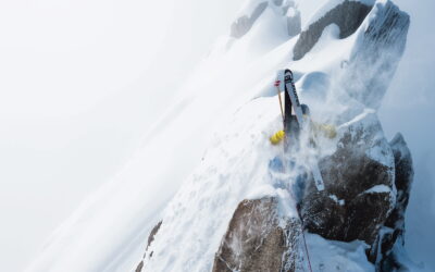 Andreas Fransson bestiger Aiguille du Midi, Chamonix