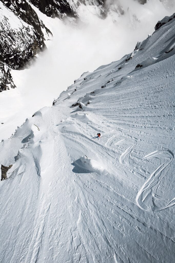 Skid&aring;kare nerf&ouml;r Pain du Sucre i Chamonix