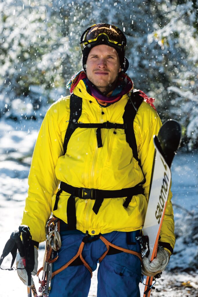 Andreas Fransson i Chamonix, Frankrike.