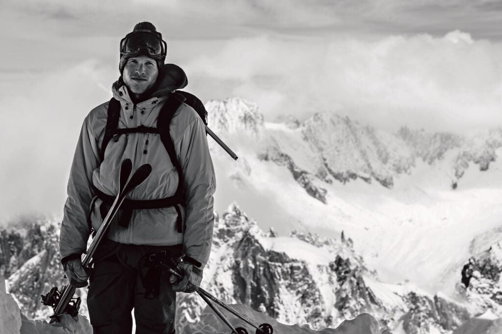 Andreas Fransson i Chamonix, Frankrike.