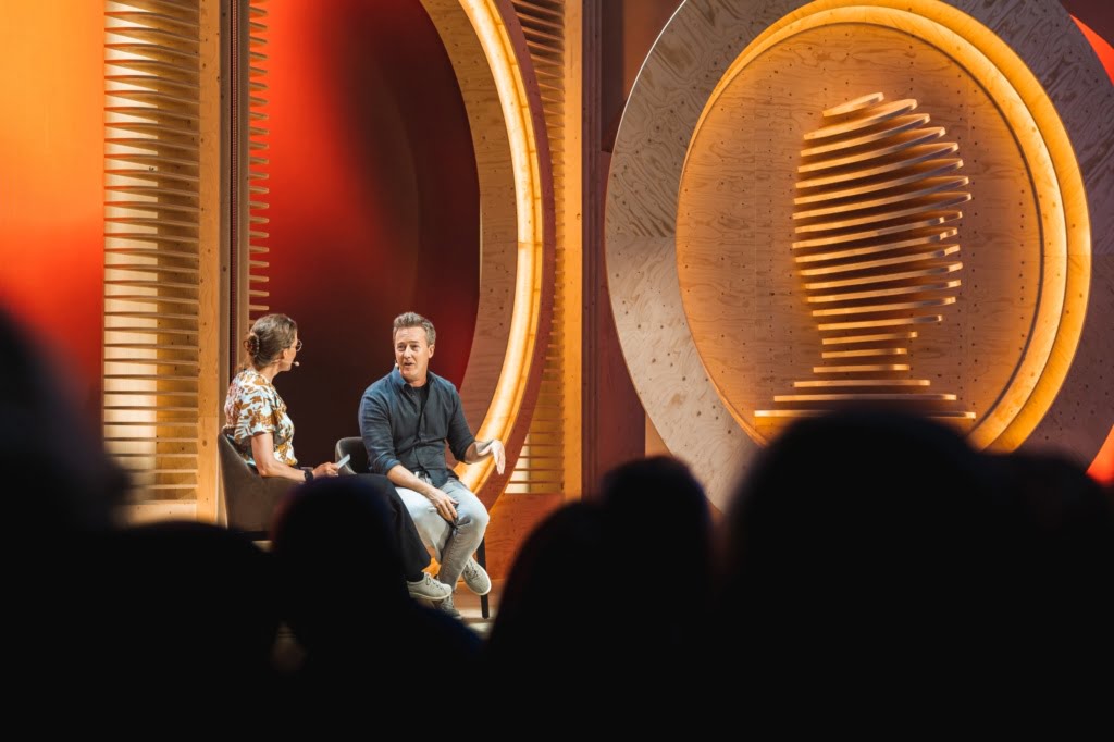 Edward Norton, skådespelare, på Brilliant Minds 2023