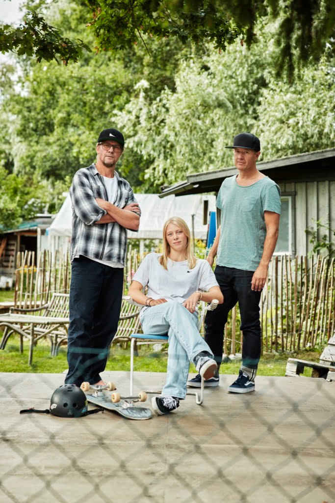 Klas Hjertberg, Hedda Hjertberg och Christopher Sanitate.
