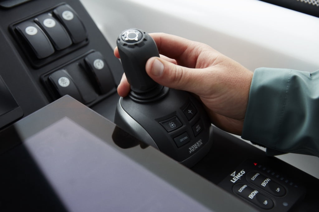 Volvo Pentas Joystick Driving-system som förenklar navigering.